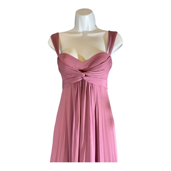 BCBGMAXAZRIA Grecian styled formal gown, Grape color, Size S - Picture 3 of 6